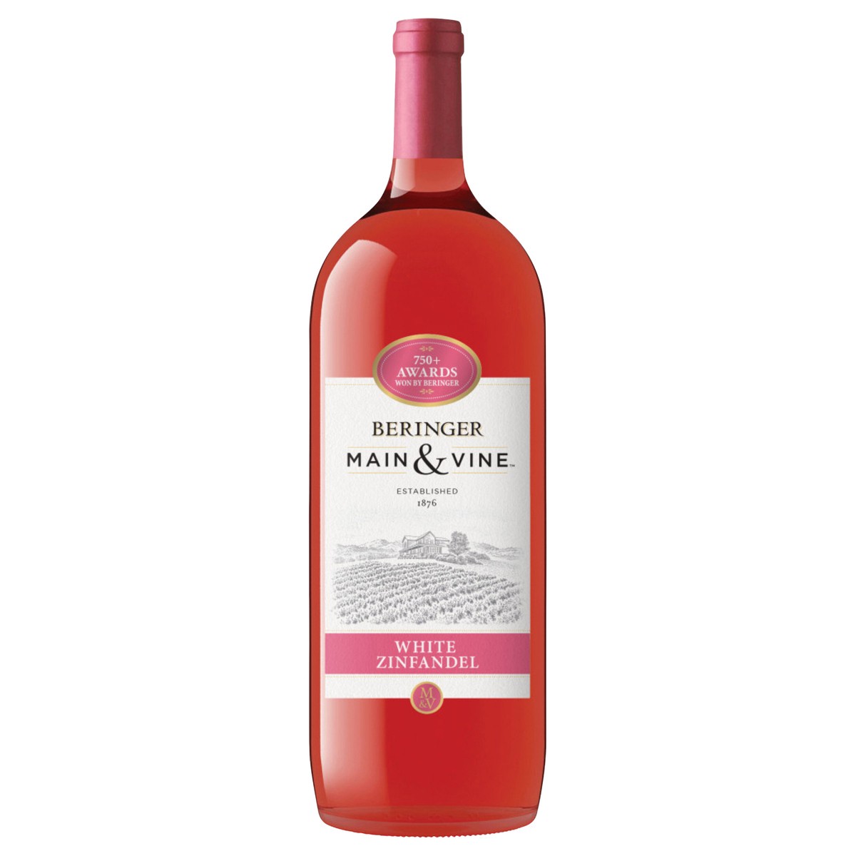 slide 1 of 2, Beringer White Zinfandel, 1.5 liter