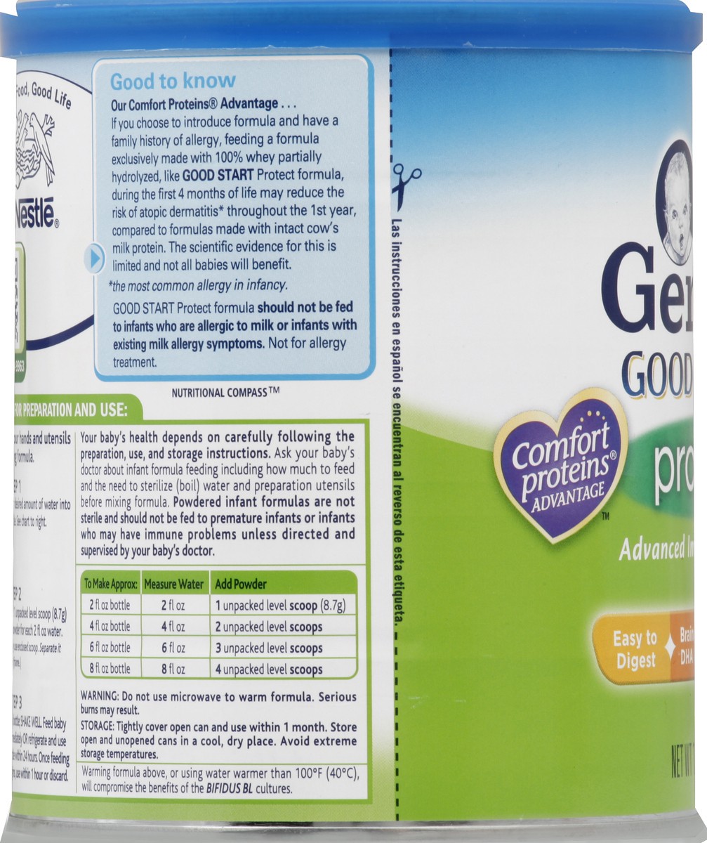 slide 3 of 6, Gerber Gentle Infant Formula, 12 oz