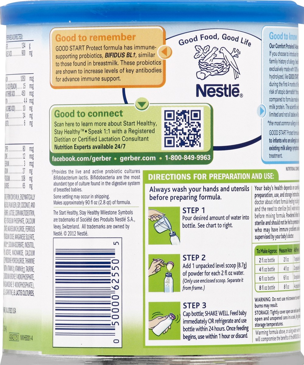 slide 6 of 6, Gerber Gentle Infant Formula, 12 oz