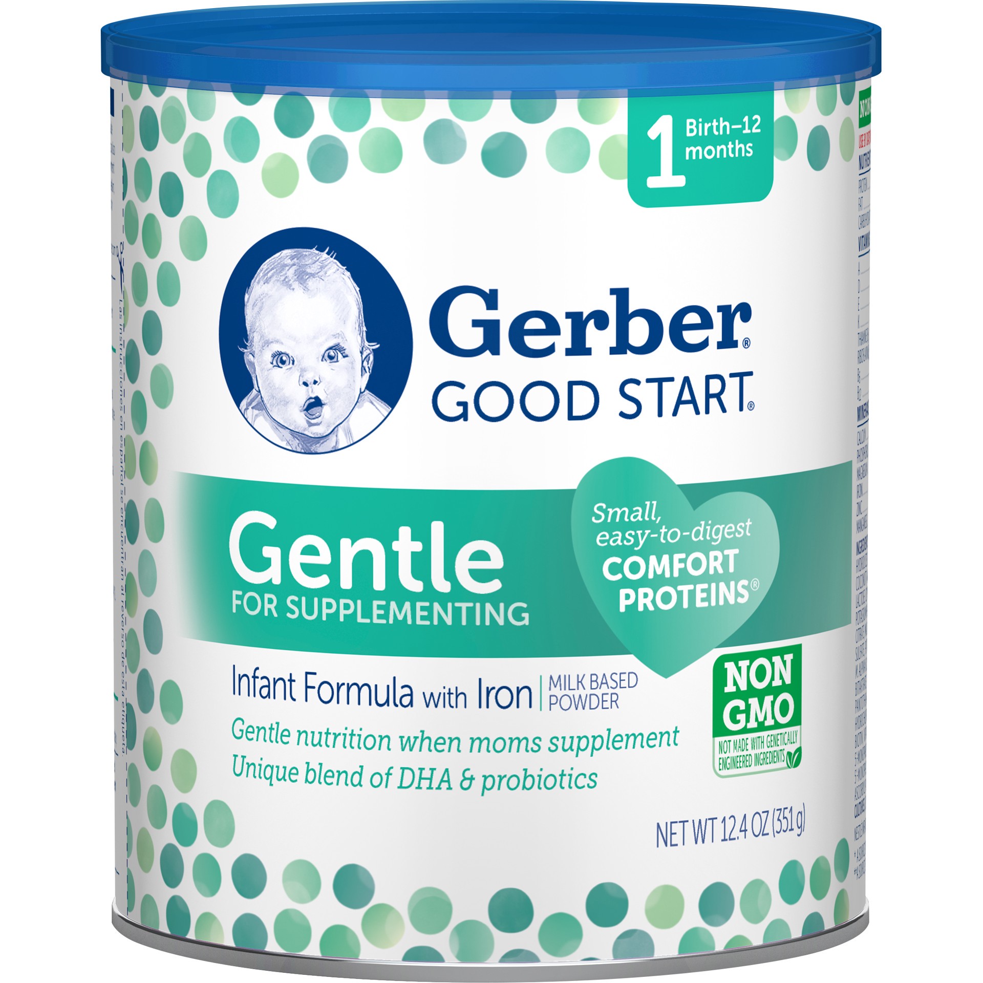 slide 1 of 6, Gerber Gentle Infant Formula, 12 oz