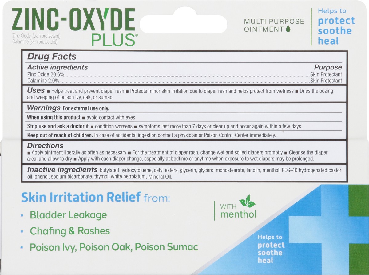 slide 5 of 9, Zinc-Oxyde Plus Skin Irritation Relief with Calamine 2 oz, 2 oz