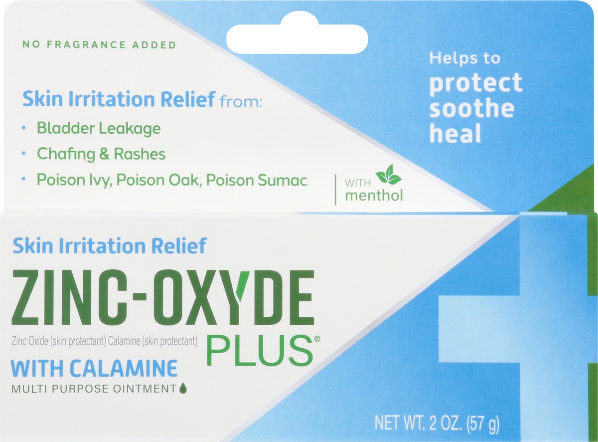 slide 9 of 9, Zinc-Oxyde Plus Skin Irritation Relief with Calamine 2 oz, 2 oz