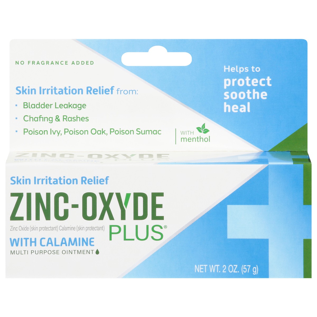 slide 1 of 9, Zinc-Oxyde Plus Skin Irritation Relief with Calamine 2 oz, 2 oz