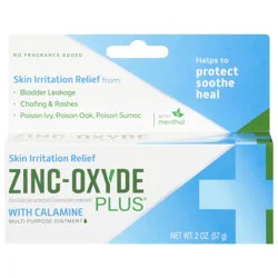Zinc Oxide Plus Skin Irritation Relief with Calamine - 2 oz