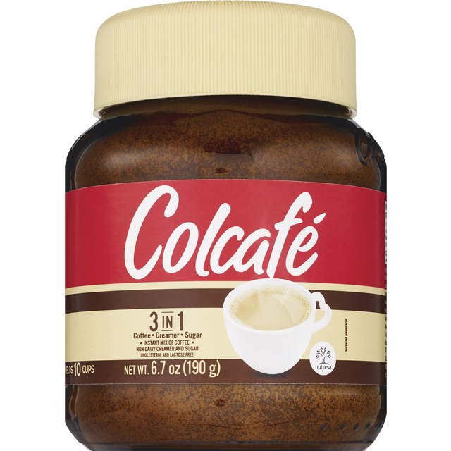 slide 1 of 1, NON BRAND Colcafe 3-In-1 Instant Coffee Mix (Coffee/Creamer/Sugar) Jar, 1 ct