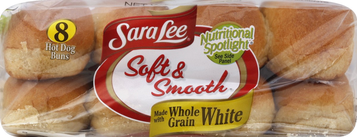 slide 4 of 5, Sara Lee Soft & Smooth Hot Dog Buns, 8 ct; 13 oz