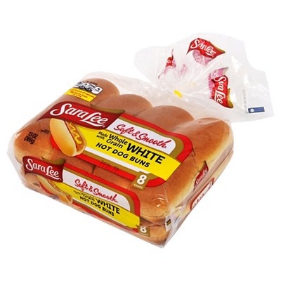 slide 1 of 5, Sara Lee Soft & Smooth Hot Dog Buns, 8 ct; 13 oz