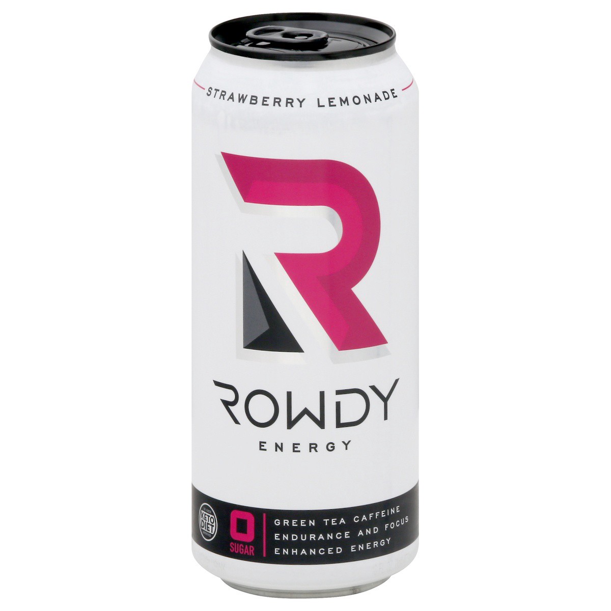 slide 1 of 9, Rowdy Strawberry Lemon Energy, 16 oz