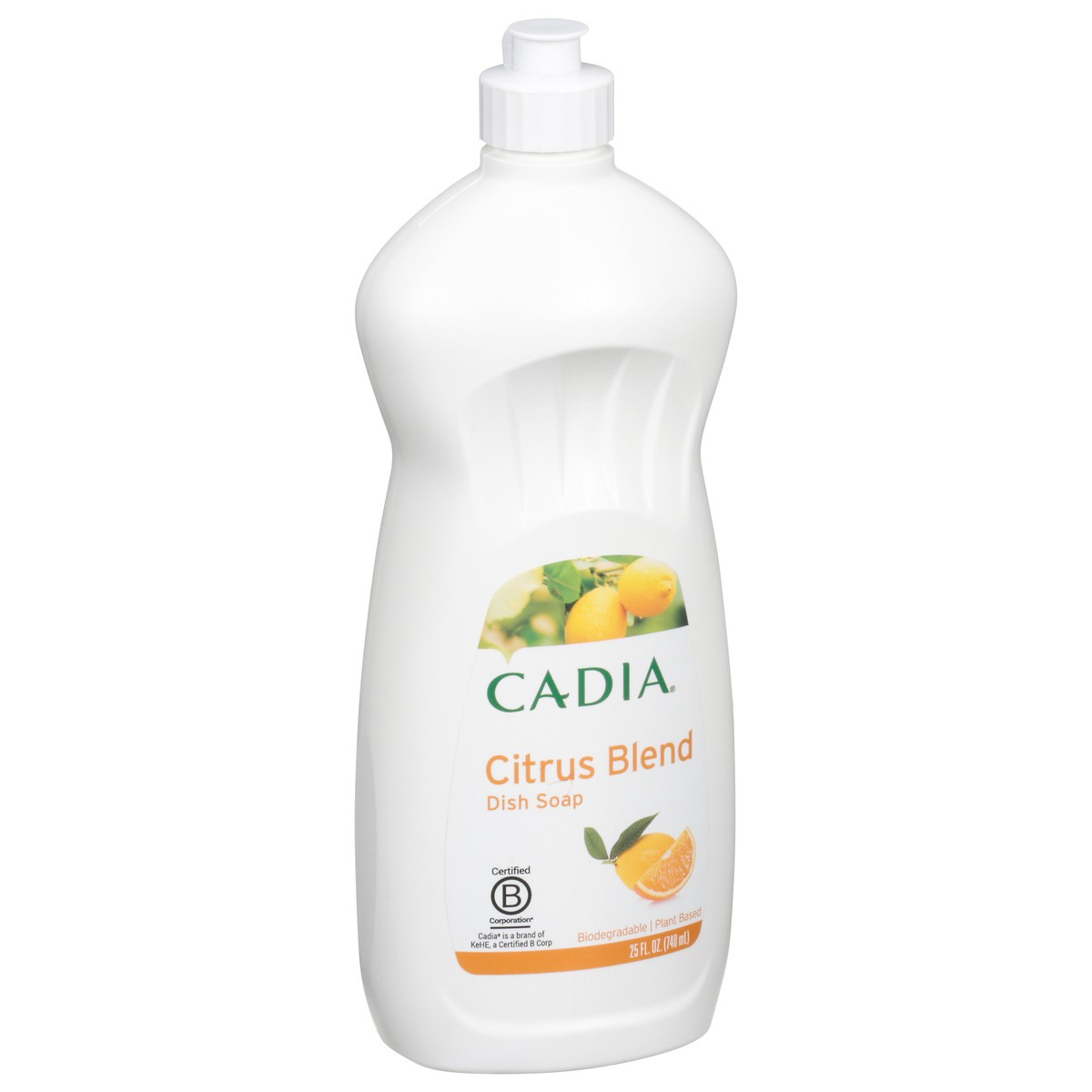 slide 1 of 9, Cadia Citrus Blend Dish Soap 25 fl oz, 25 fl oz