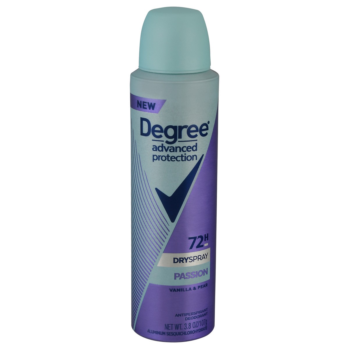 slide 1 of 11, Degree Advanced Protection Dryspray 72H Passion Vanilla & Pear Antiperspirant Deodorant 3.8 oz Aerosol, 3.8 fl oz