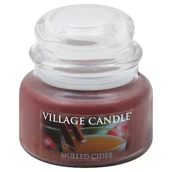 Village Mulled Cider Small Glass Dome - 11 OZ