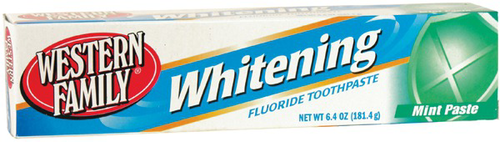 slide 1 of 1, Western Family Toothpaste Whitening, 1 ct