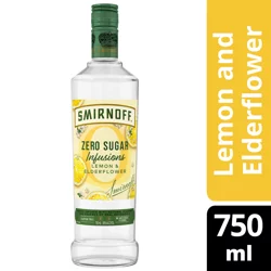 Smirnoff Zero Sugar Infusions Lemon & Elderflower