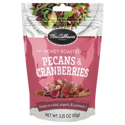 Mrs. Cubbison's Honey Roasted Pecans & Cranberries 3.25 oz