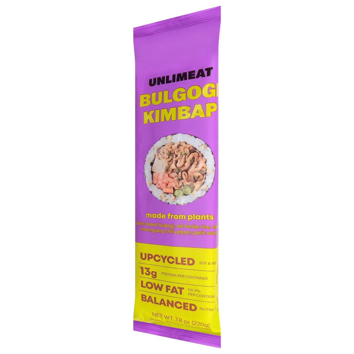 slide 2 of 13, UnlimEacht Kimbap Bulgogi Plant Based - 7.8 Oz, 7.8 oz
