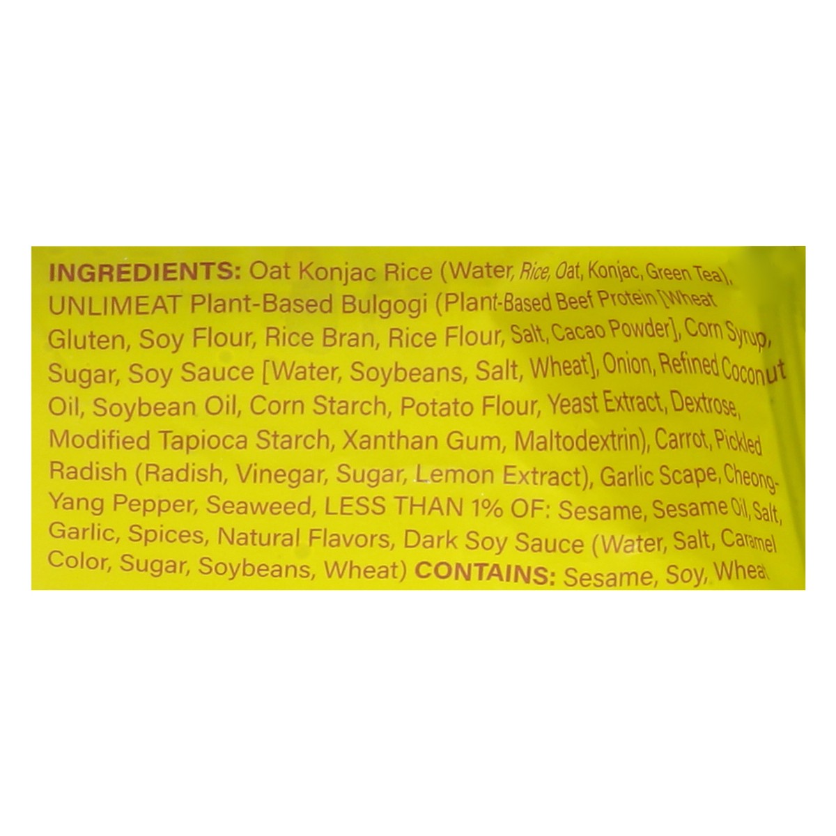 slide 8 of 13, UnlimEacht Kimbap Bulgogi Plant Based - 7.8 Oz, 7.8 oz