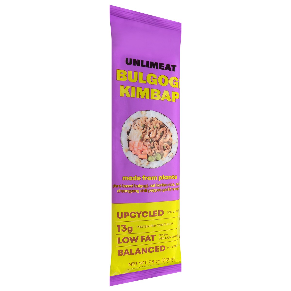 slide 10 of 13, UnlimEacht Kimbap Bulgogi Plant Based - 7.8 Oz, 7.8 oz