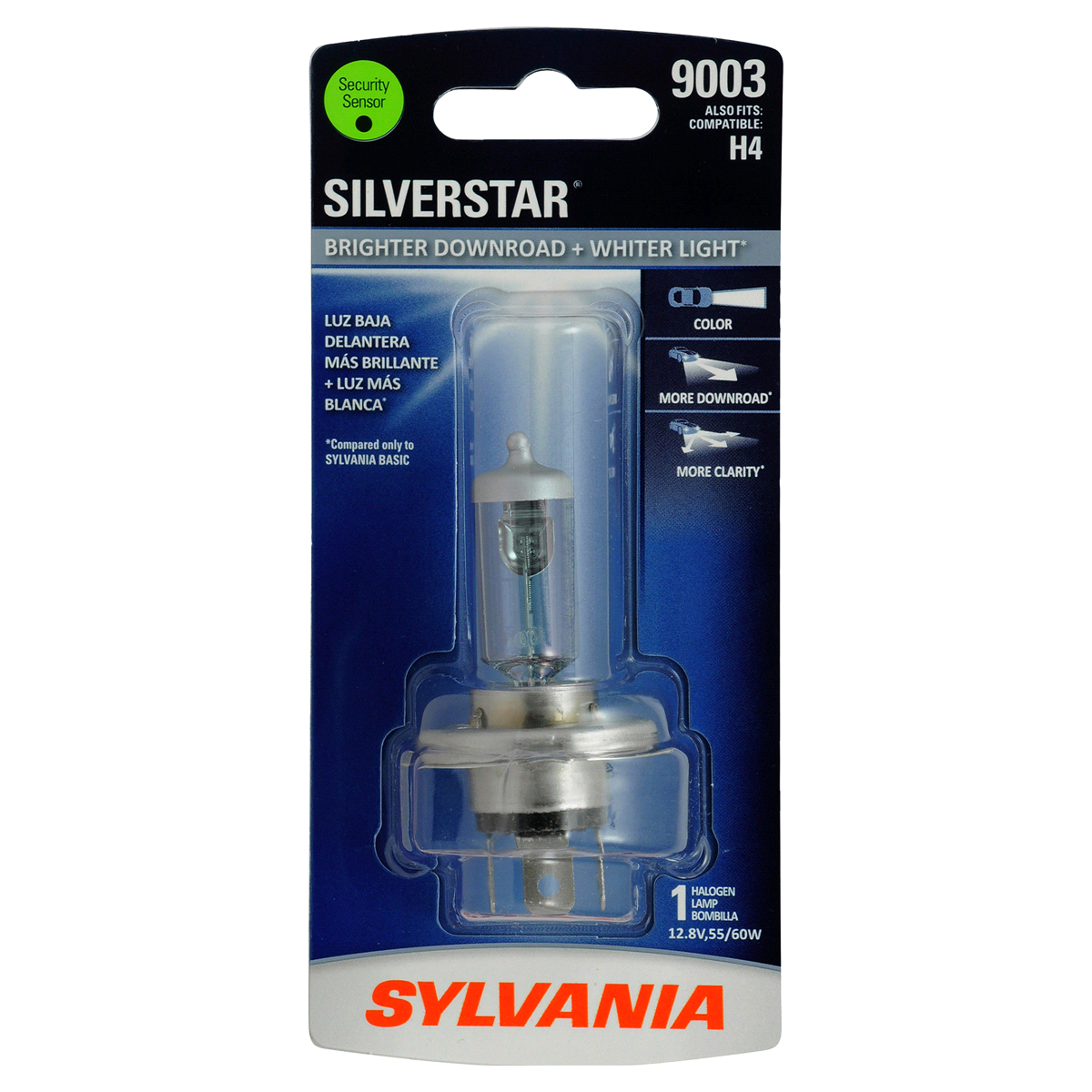 slide 1 of 6, Sylvania 9003 SilverStar Headlight, 1 ct