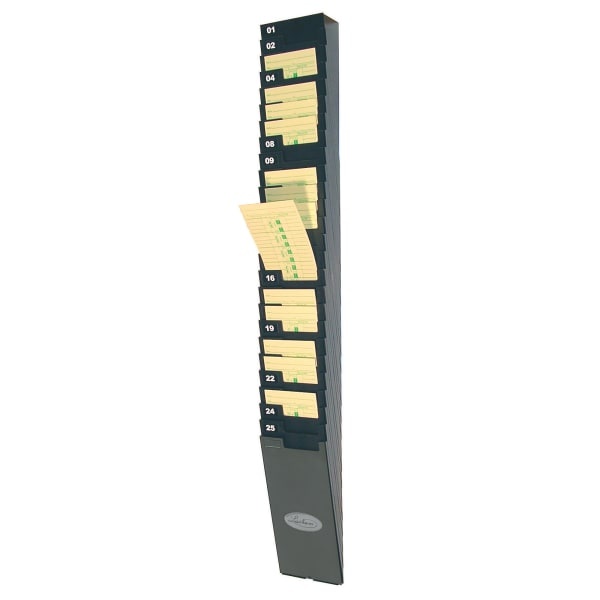 slide 1 of 1, Lathem Time Black Expandable Time Card Rack, 1 ct