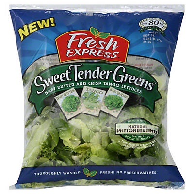 slide 1 of 1, Fresh Express Sweet Tender Greens, 4.5 oz