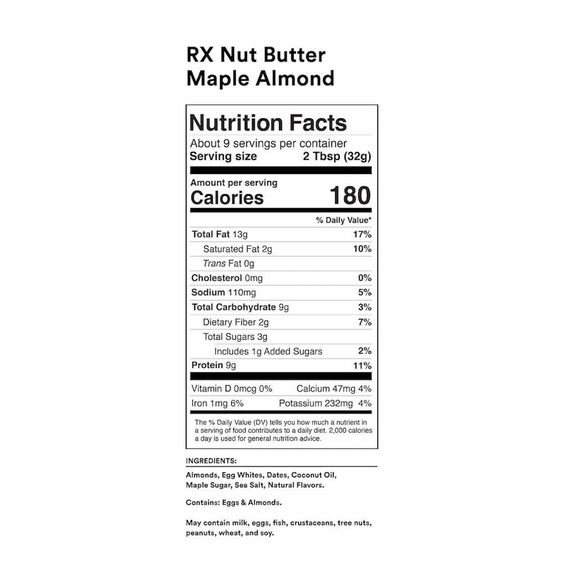 slide 5 of 5, RXBAR RX Nut Butter Maple Almond Butter Nut & Protein Spread 10 oz, 10 oz