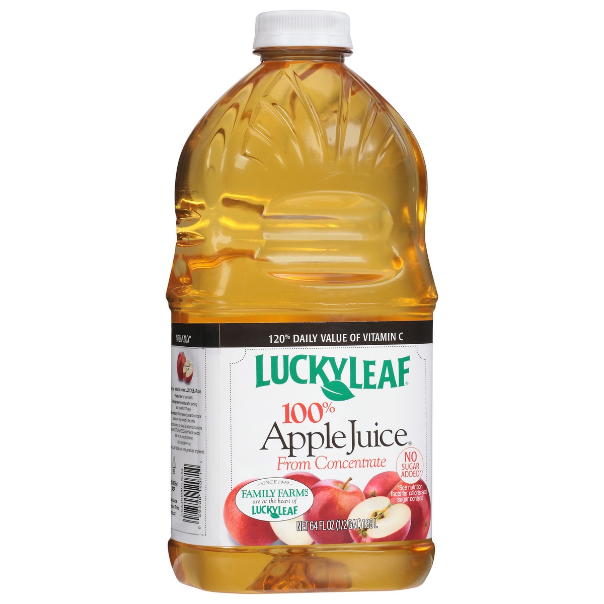 slide 8 of 9, Lucky Leaf Apple 100% Juice 64 fl oz, 64 fl oz