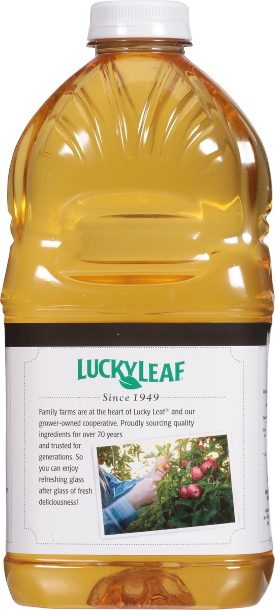 slide 2 of 9, Lucky Leaf Apple 100% Juice 64 fl oz, 64 fl oz