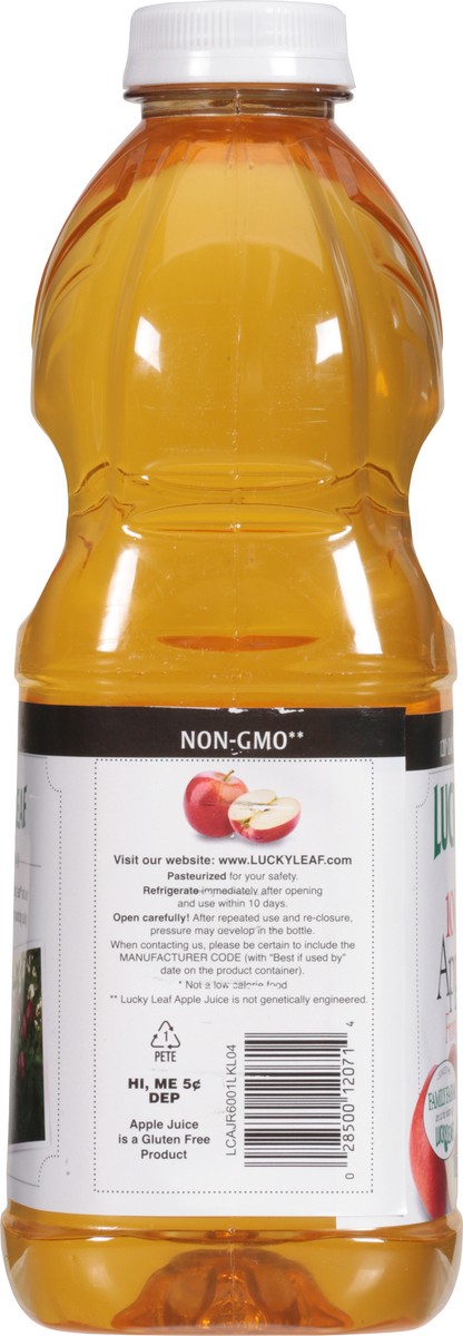 slide 5 of 9, Lucky Leaf Apple 100% Juice 64 fl oz, 64 fl oz