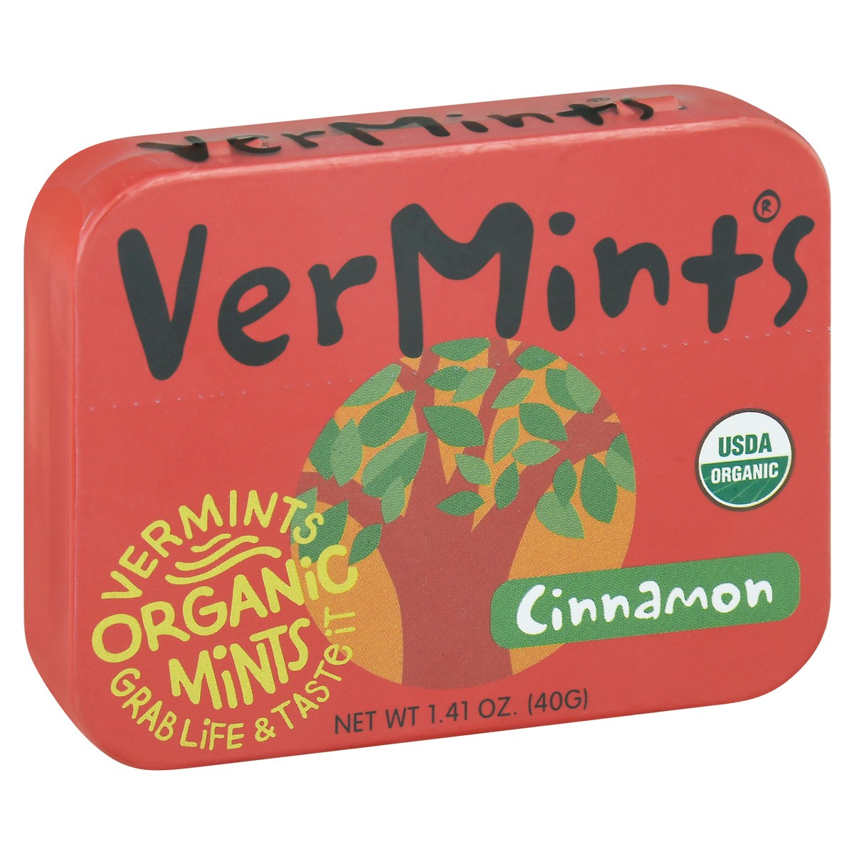 slide 7 of 9, VerMints Organic Cinnamon Mints 1.41 oz, 1.41 oz