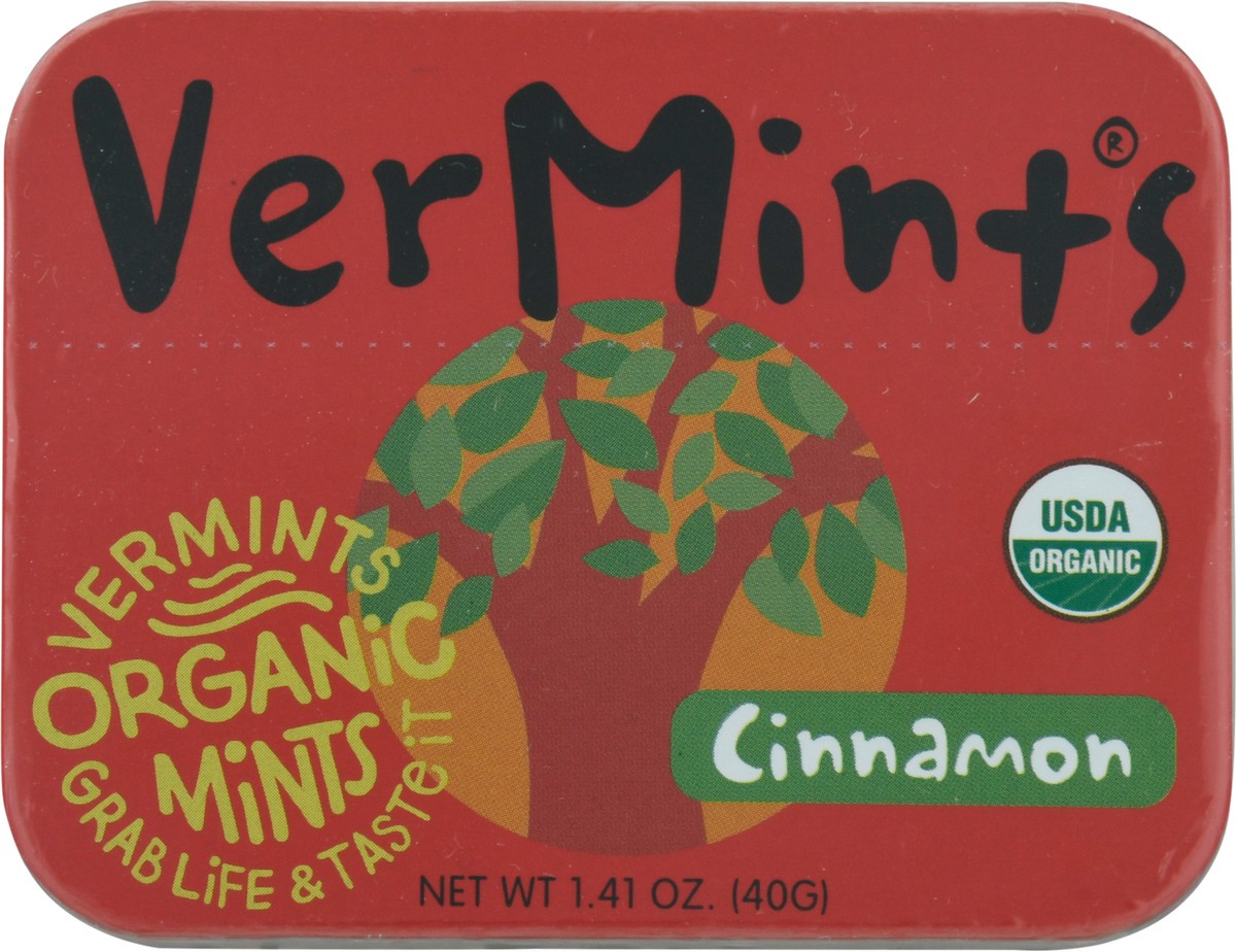 slide 1 of 9, VerMints Organic Cinnamon Mints 1.41 oz, 1.41 oz