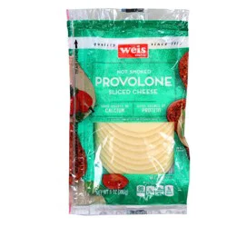 Weis Quality Provolone Natural Slice Cheese