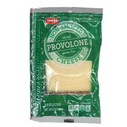 Weis Quality Provolone Natural Slice Cheese