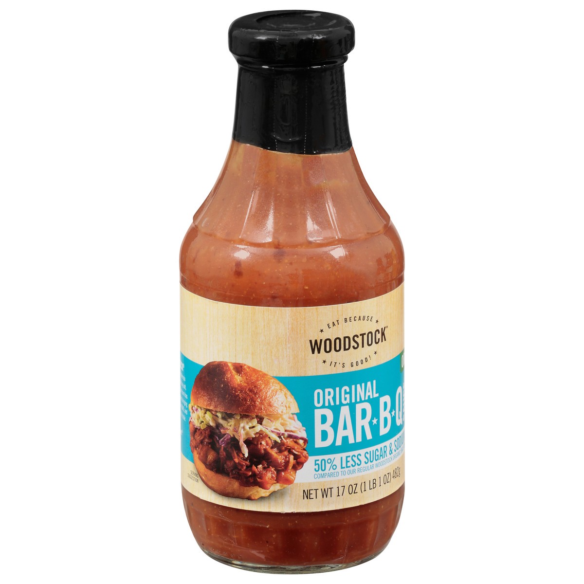 slide 6 of 9, Woodstock Organic Original Bar-B-Q Sauce 17 oz, 17 oz