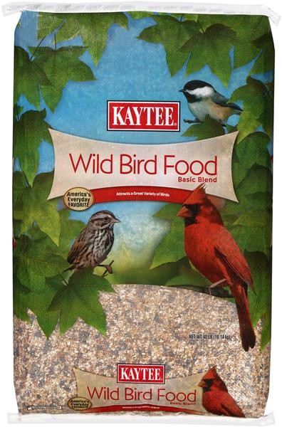 slide 1 of 1, Kaytee Basic Blend Wild Bird Food, 40 lb