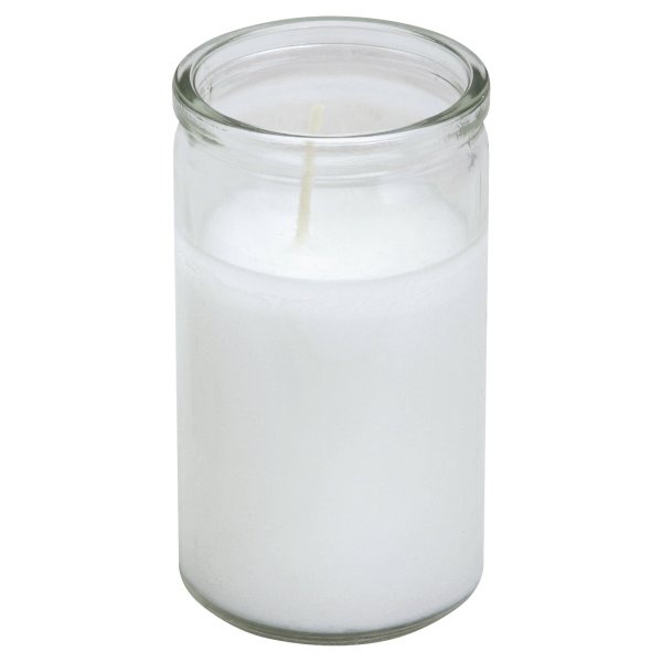 slide 1 of 1, Eternalux Indio Unscented Glass Jar Candle - White, 2 ct