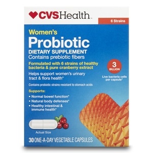 slide 1 of 1, CVS Health Women's Probiotic One-A-Day Vegetable Capsules., 30 ct