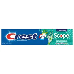 Crest + Scope Complete Whitening Toothpaste, Minty Fresh, 5.4 oz