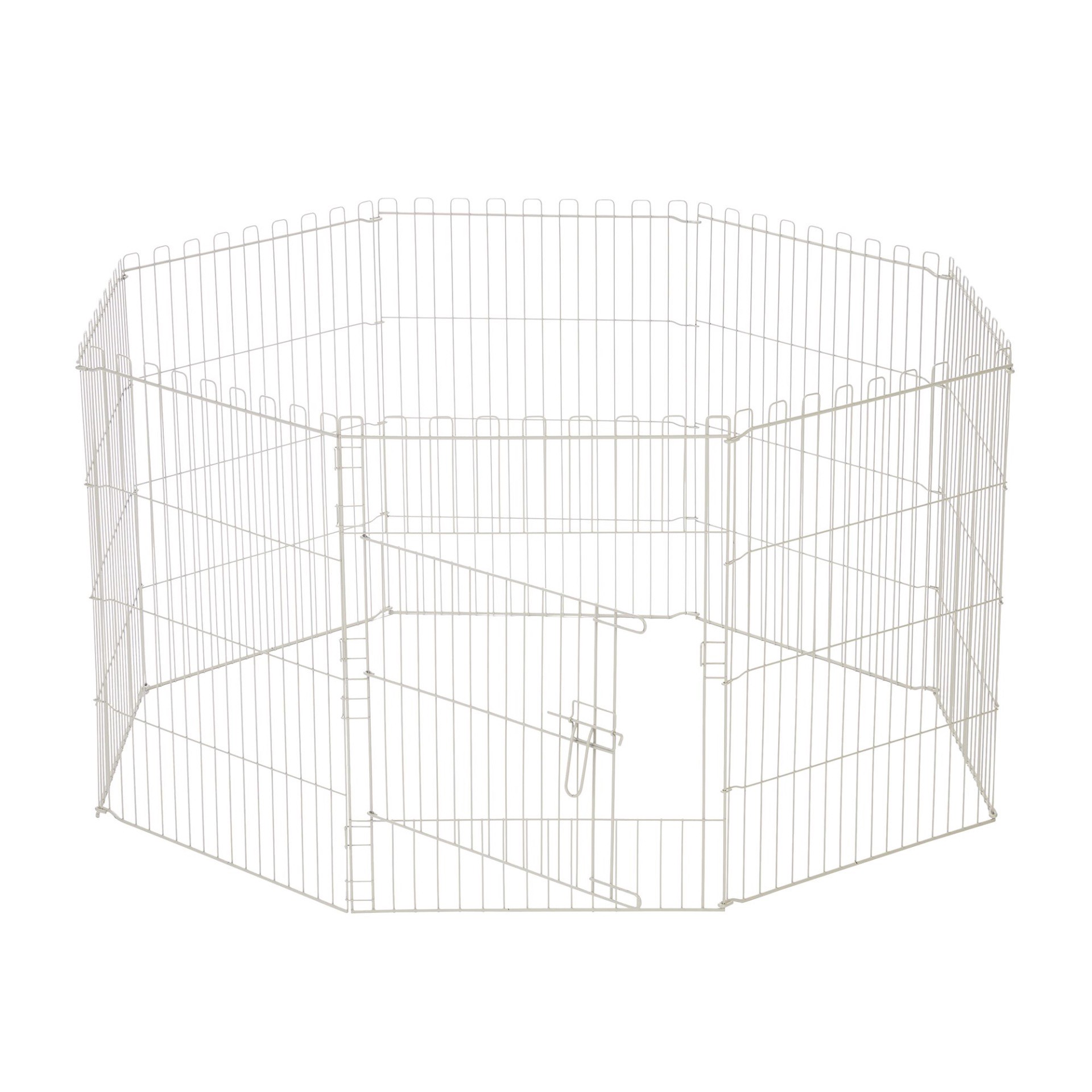slide 1 of 1, Full Cheeks Small Pet Exercise Pen, 17.6\l x 24\ inh in