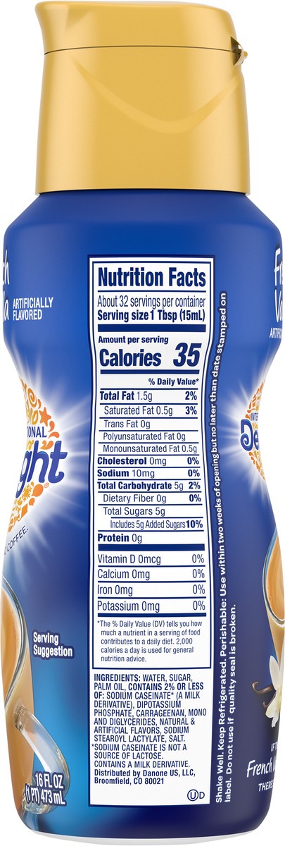 slide 12 of 12, International Delight Coffee Creamer, French Vanilla, 16 oz., 16 fl oz