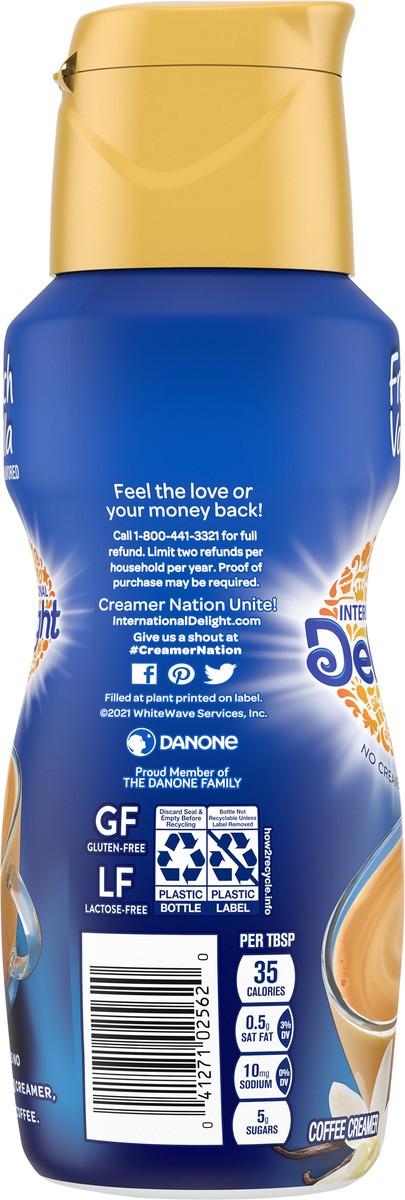 slide 9 of 12, International Delight Coffee Creamer, French Vanilla, 16 oz., 16 fl oz