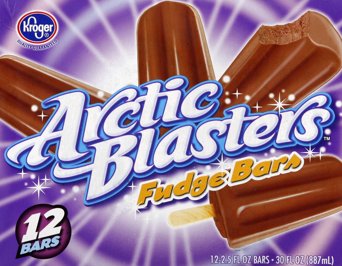 slide 3 of 6, Kroger Arctic Blasters Fudge Bars, 12 ct; 2.5 fl oz