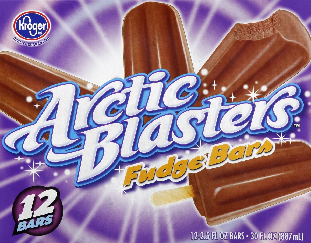 slide 4 of 6, Kroger Arctic Blasters Fudge Bars, 12 ct; 2.5 fl oz