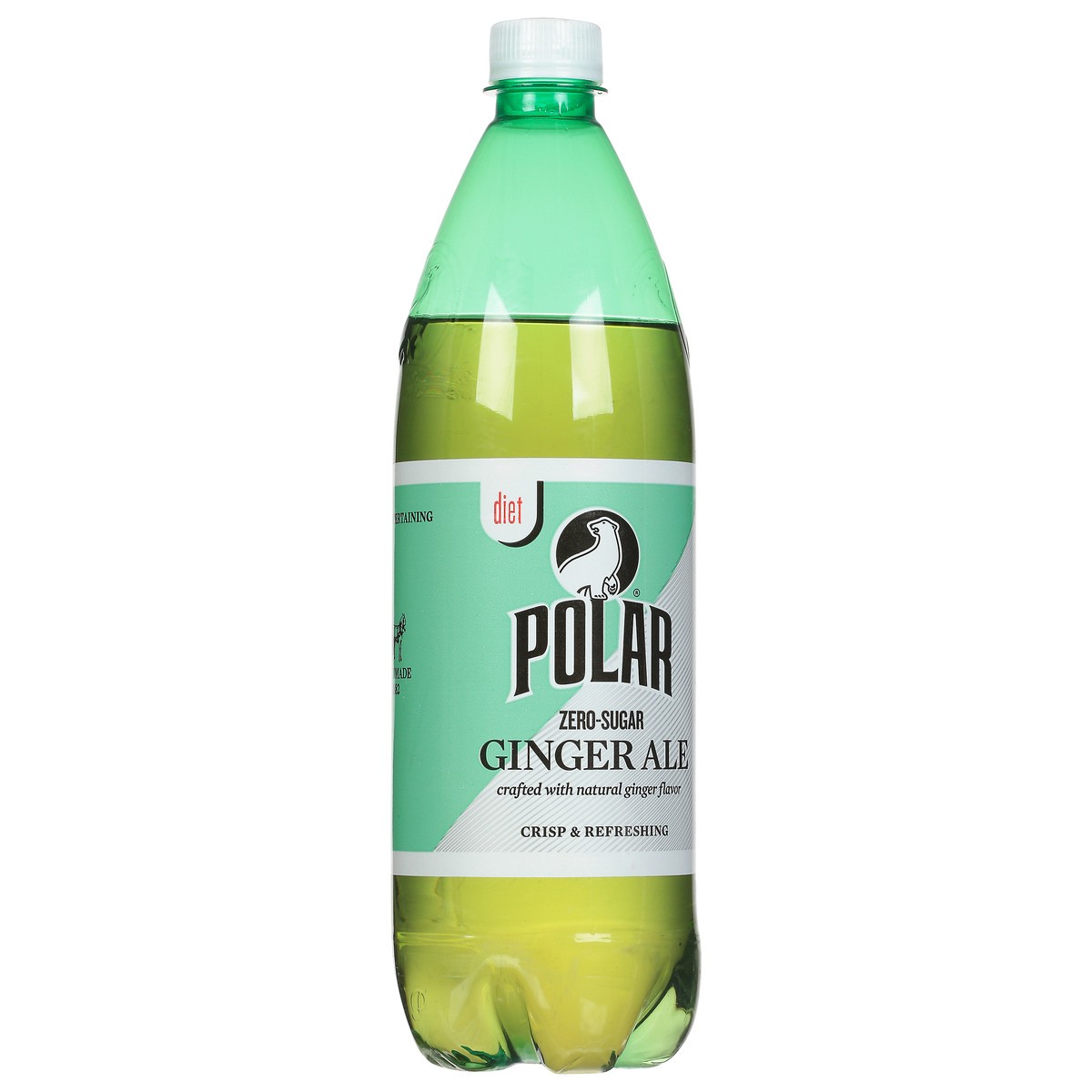 slide 4 of 9, Polar Diet Zero-Sugar Ginger Ale - 33.8 fl oz, 33.8 fl oz