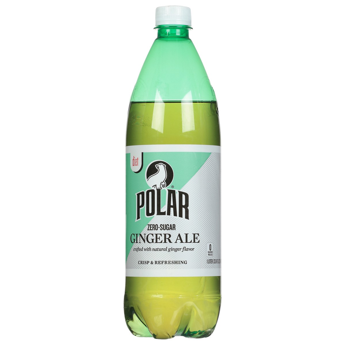 slide 3 of 9, Polar Diet Zero-Sugar Ginger Ale - 33.8 fl oz, 33.8 fl oz