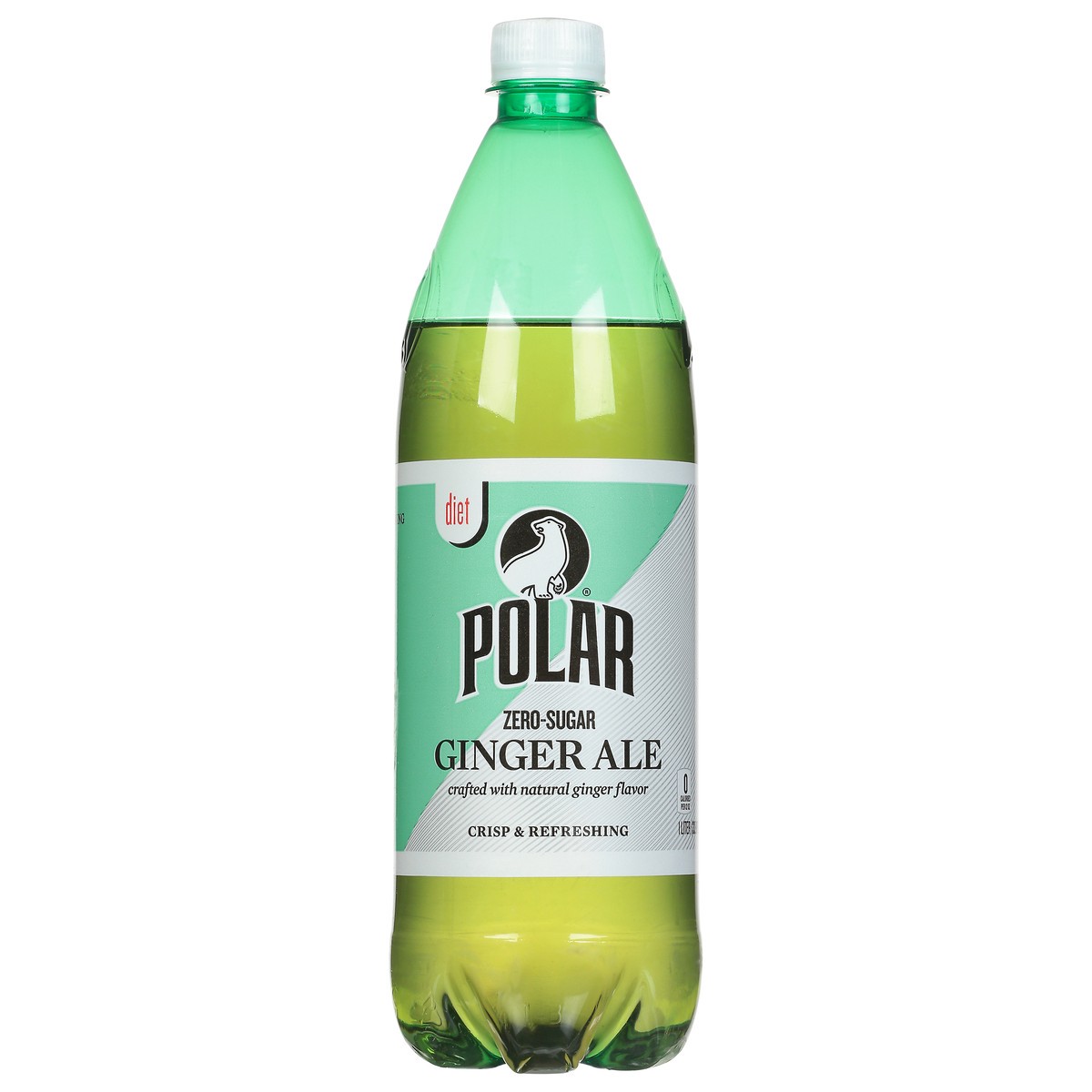 slide 1 of 9, Polar Diet Zero-Sugar Ginger Ale - 33.8 fl oz, 33.8 fl oz