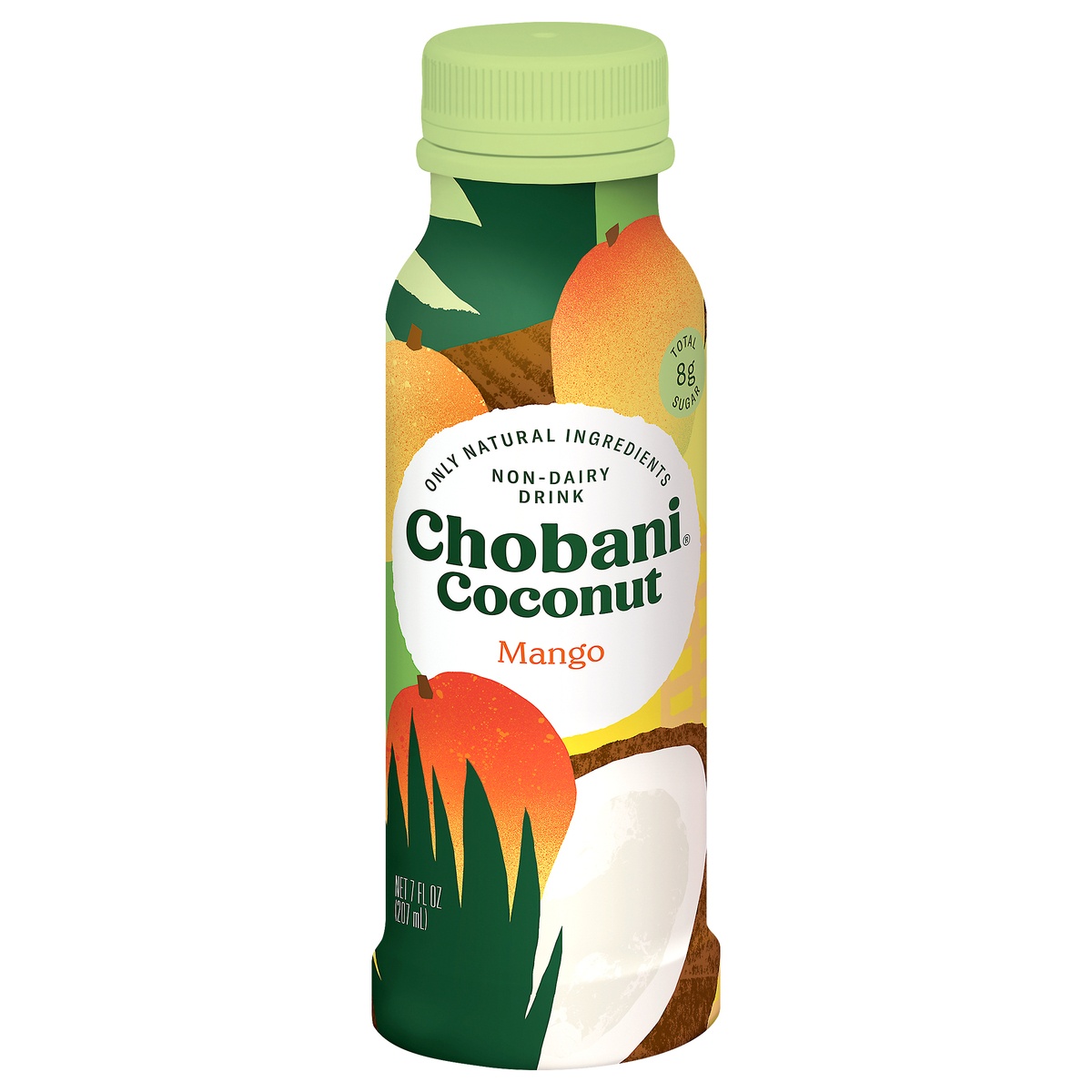 slide 1 of 1, Chobani Non-Dairy Mango Yogurt Drink, 7 fl oz