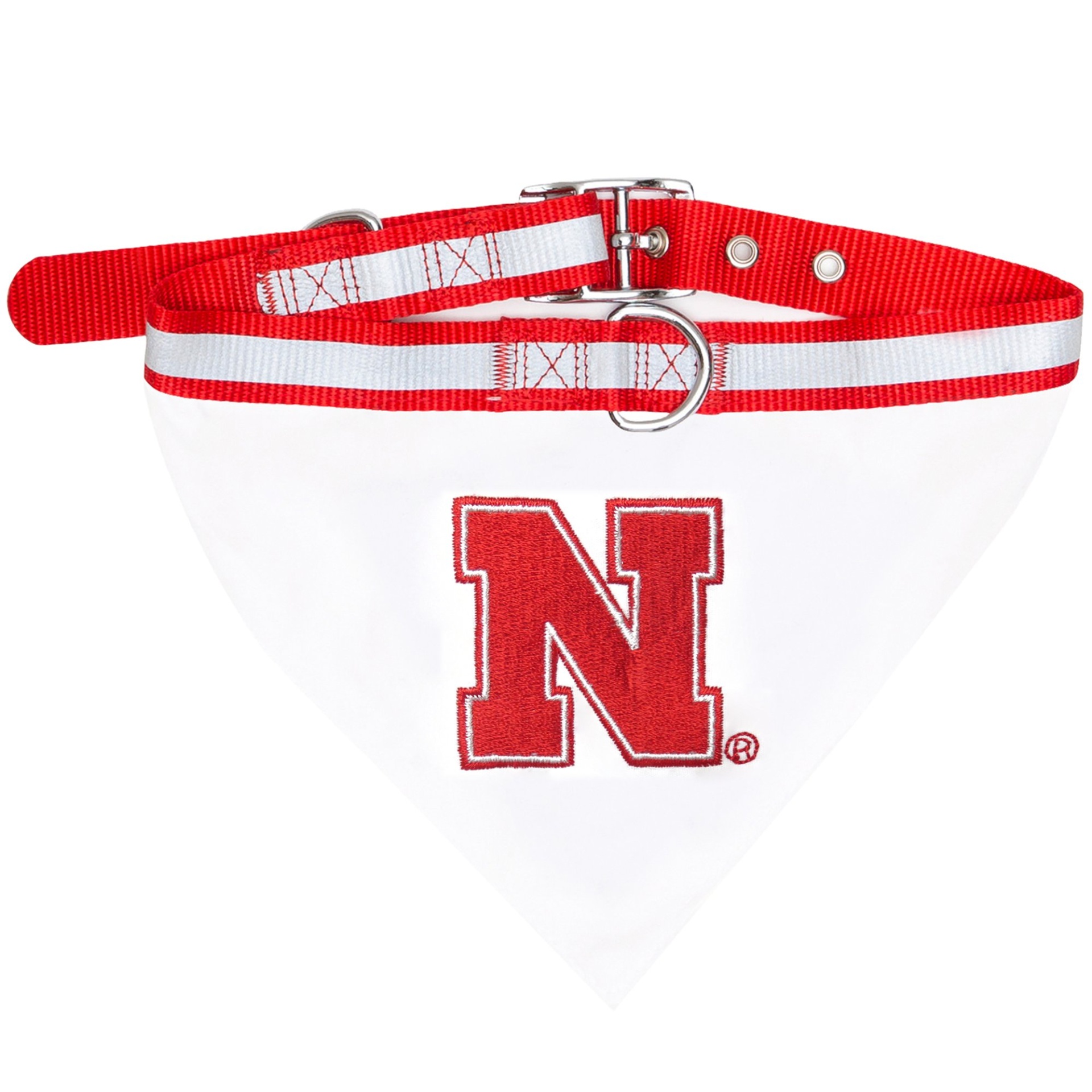 slide 1 of 1, Pets First Nebraska Cornhuskers Collar Bandana, SM