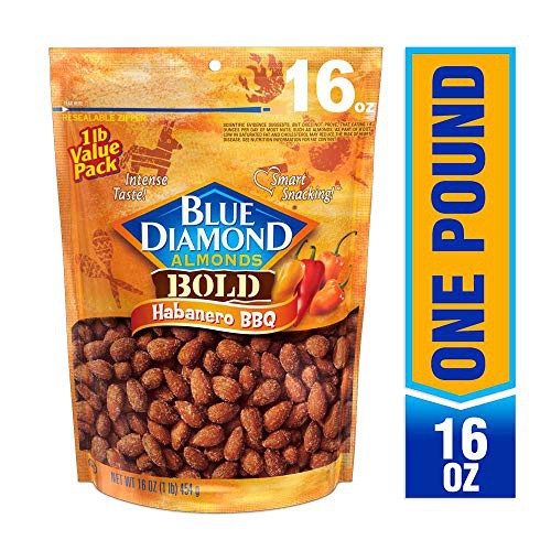 slide 1 of 2, Blue Diamond Habanero Bbq Almonds, 16 oz