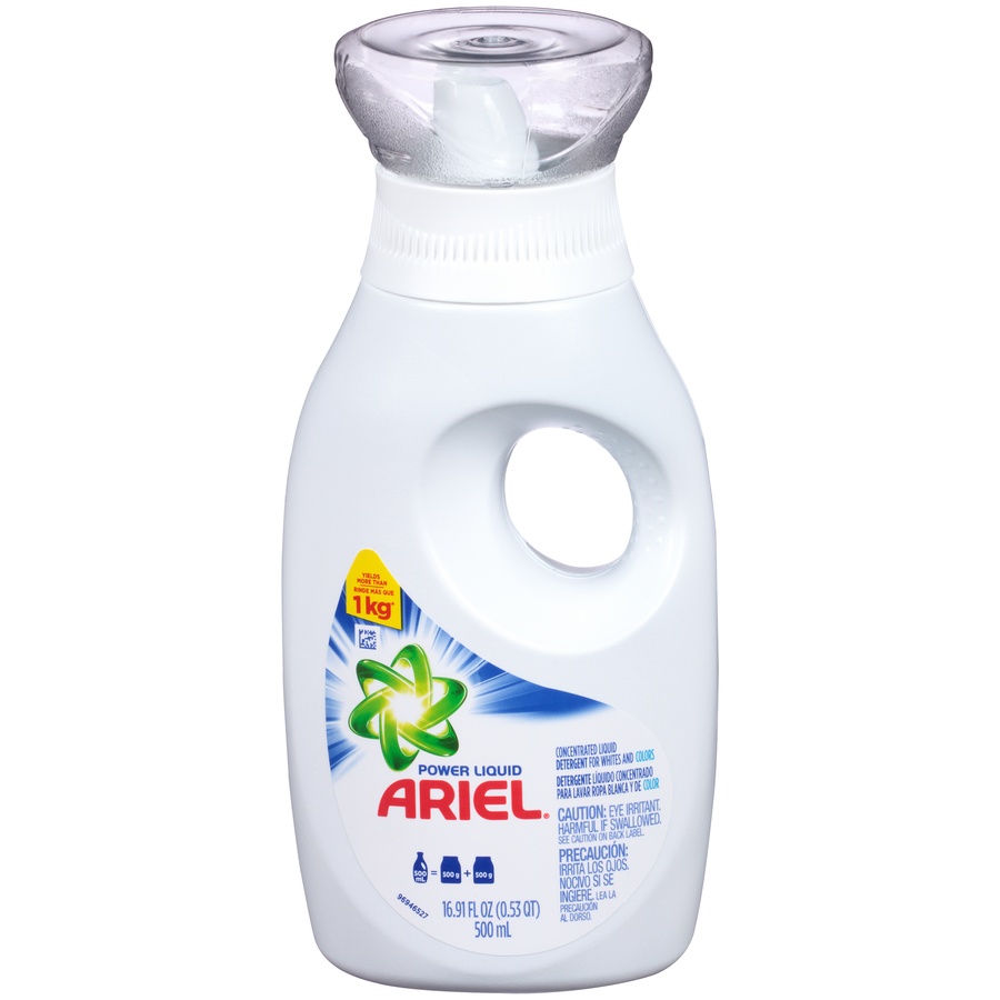 slide 1 of 6, Ariel Power Liquid Detergent, 16.91 fl oz