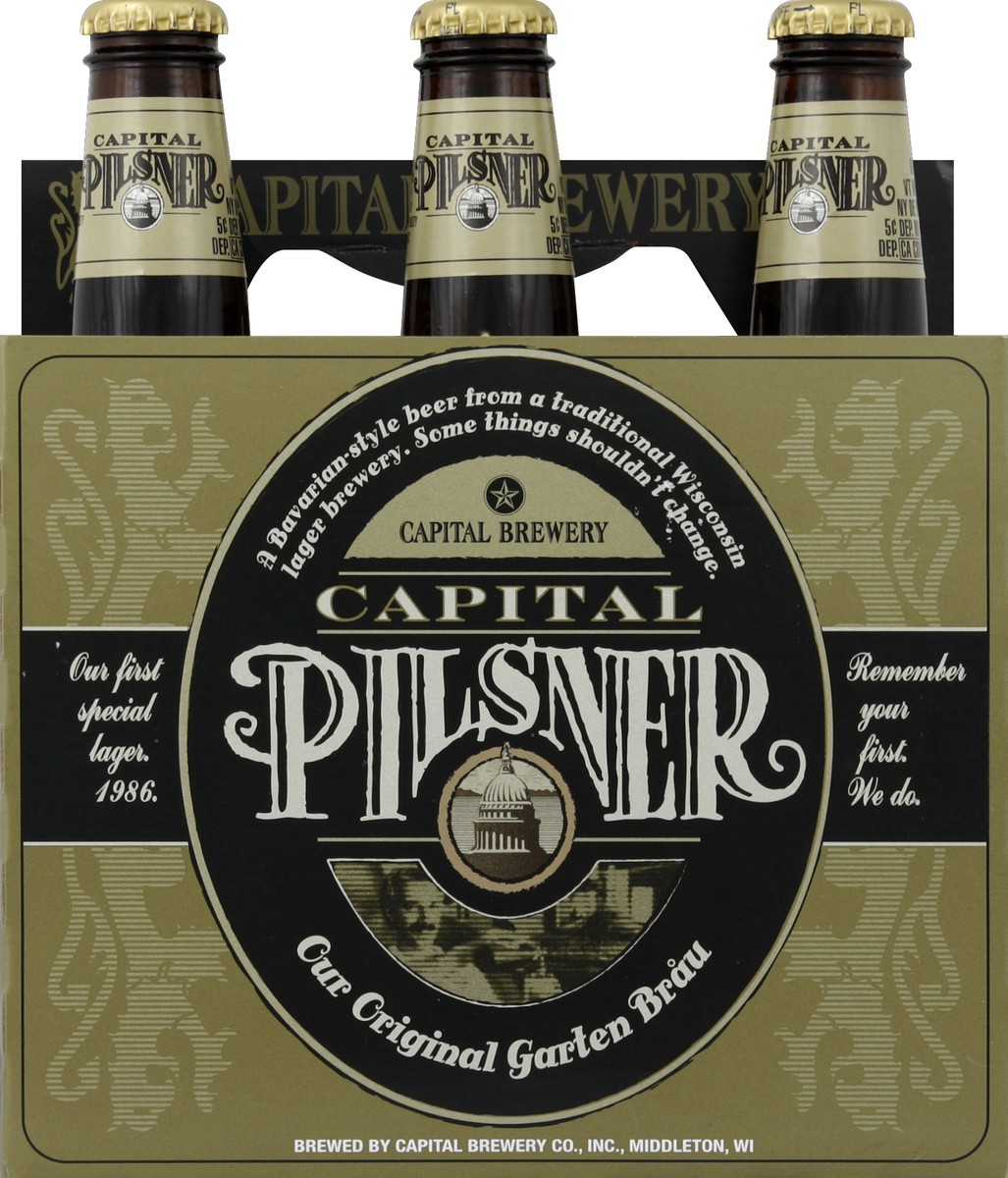 slide 3 of 6, Capital Brewery Pilsner 6 ea, 6 ct